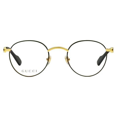 gucci brille schwarz gold|Gucci eyeglasses for women.